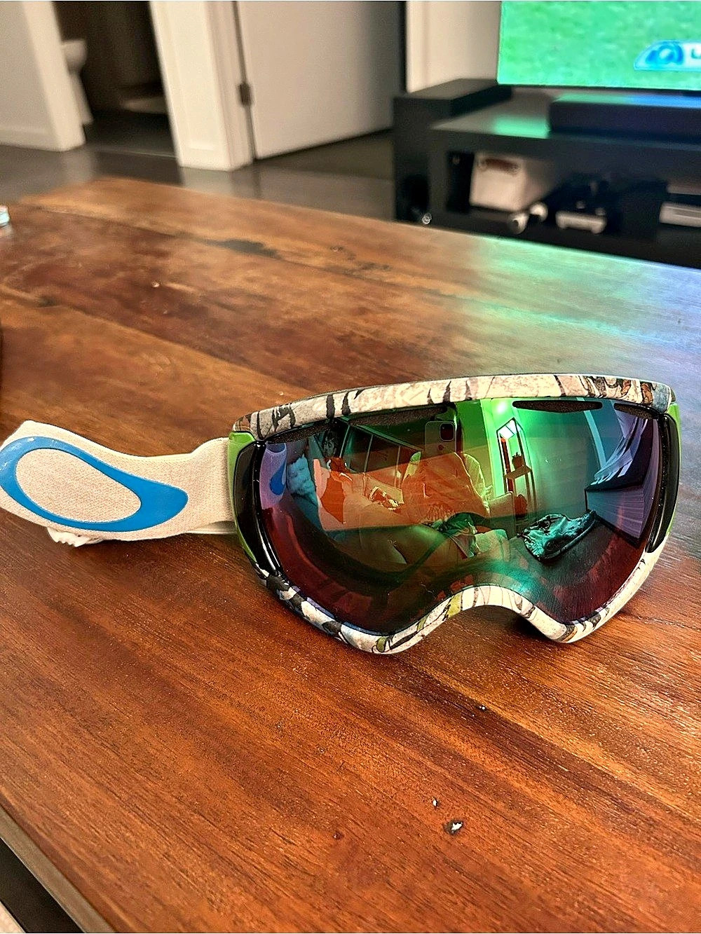 Oakley Line Miner L Prizm Goggles Men's Green & Black Ski Goggles